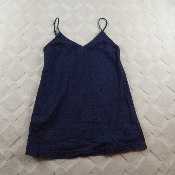 Wilfred Chambray Mini Dress Womens Small Blue Sleeveless Western Rodeo - Picture 1 of 8